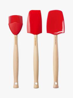 Le Creuset Silicone Utensil Tools, Set of 3 - view 2, Cerise