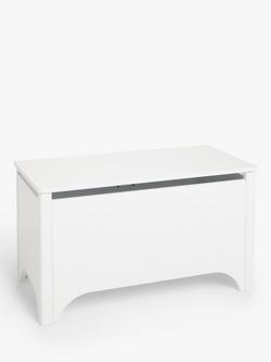 John Lewis Arc Toy Storage Box, White, White