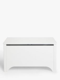 John Lewis Arc Toy Storage Box, White - view 2, White