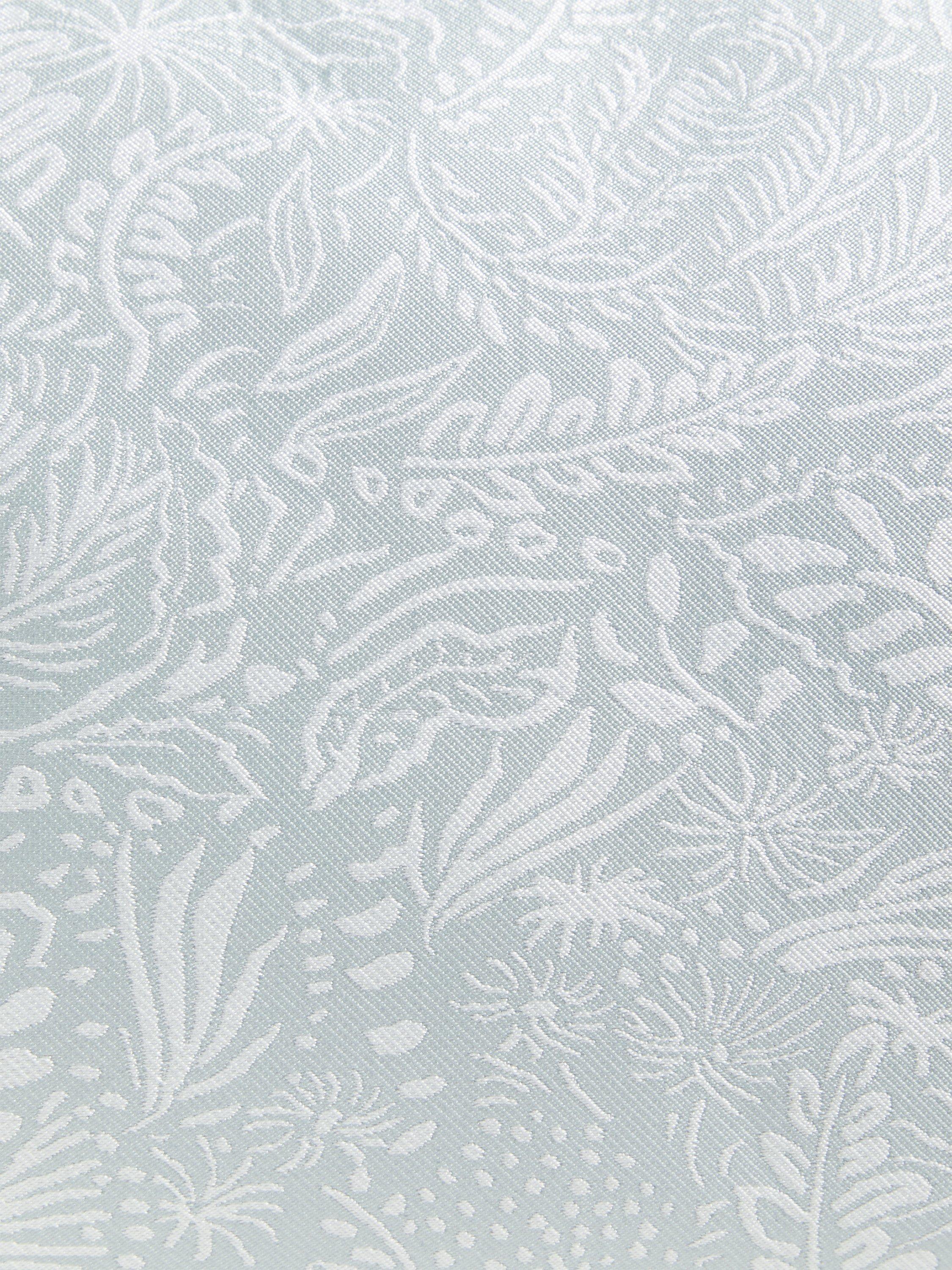 Product image 4 of 4, which shows John Lewis Leaf Print Make Up Bag, Light Blue, Large
