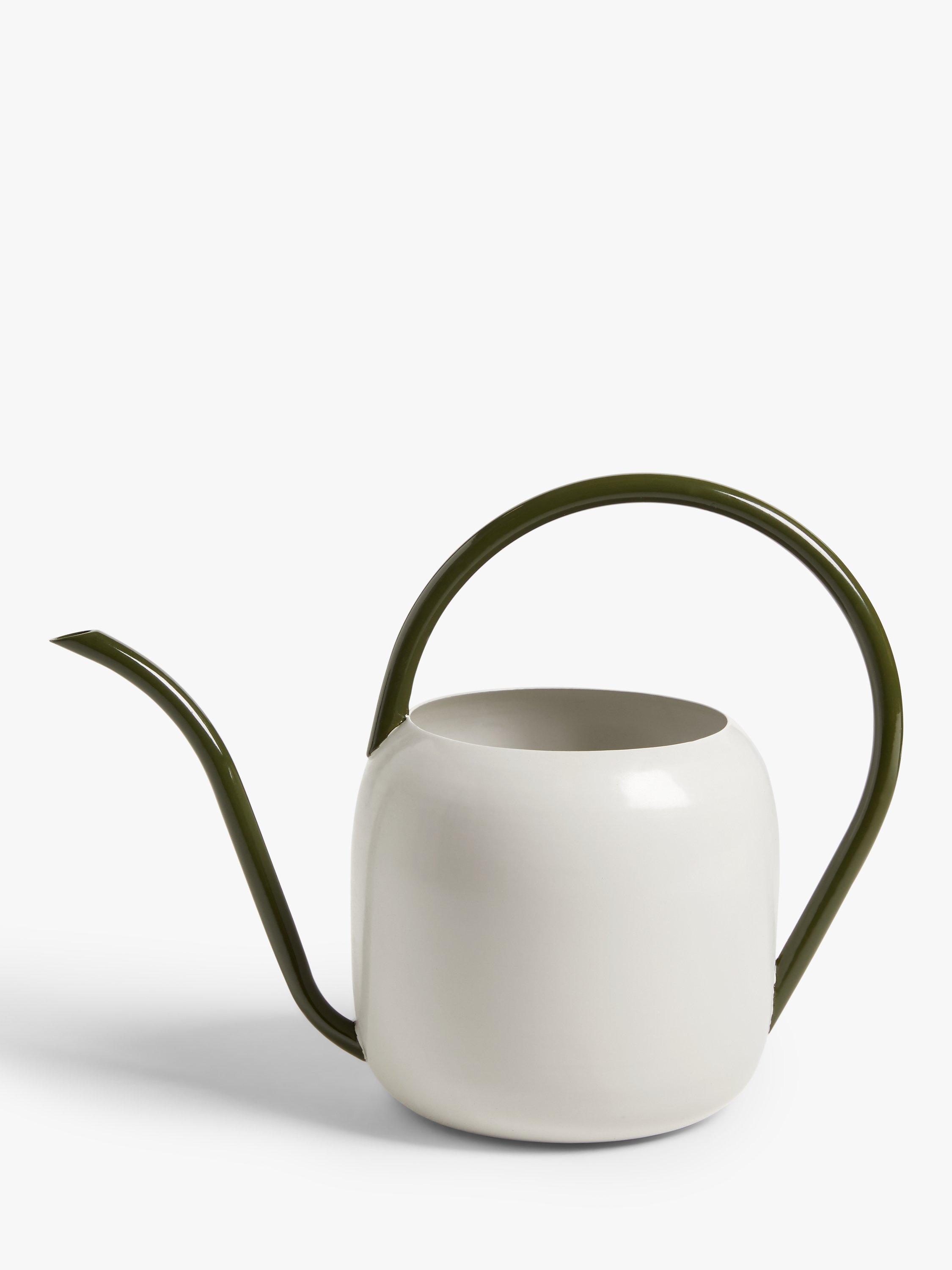 John Lewis Stainless Steel Watering Can, Multi