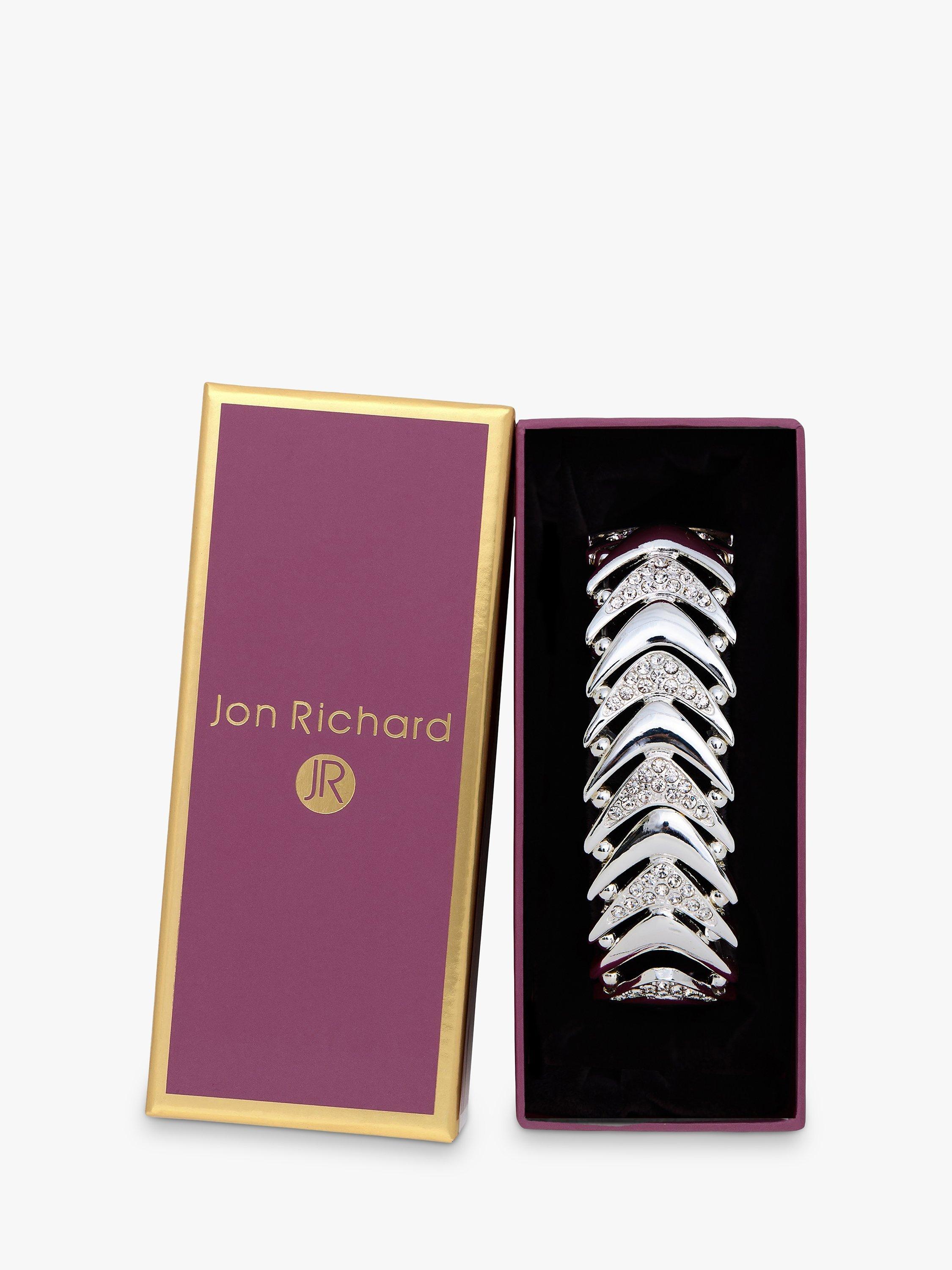 Jon Richard Bliss Silver Pave Bracelet, Silver