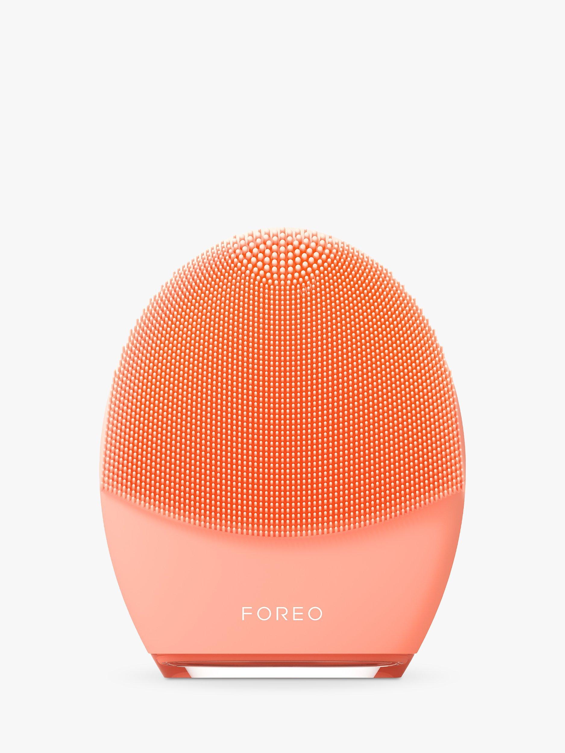 FOREO LUNA 4 Smart Facial Cleansing & Firming Massage Device Balanced Skin, Peach
