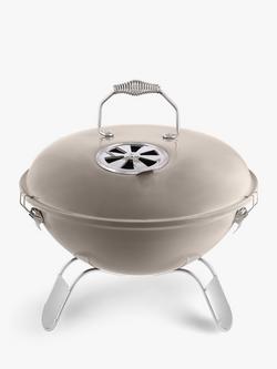 John Lewis Portable Charcoal BBQ, Cool Grey, Cool Grey