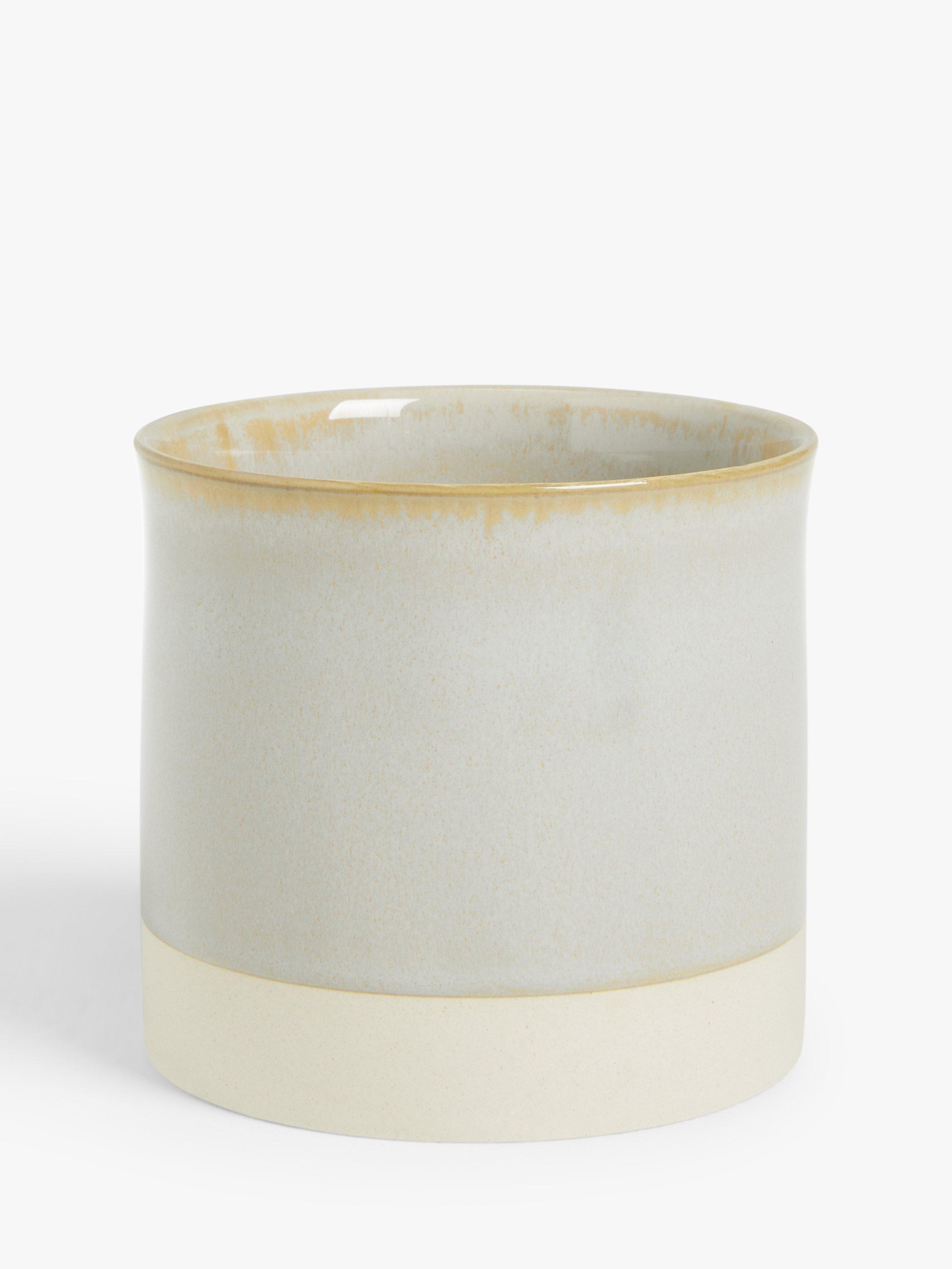 John Lewis Simplicity Pillar Candle Holder, Grey