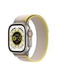 Apple Watch Ultra GPS + Cellular, 49mm Titanium Case with Trail Loop, Medium - Large