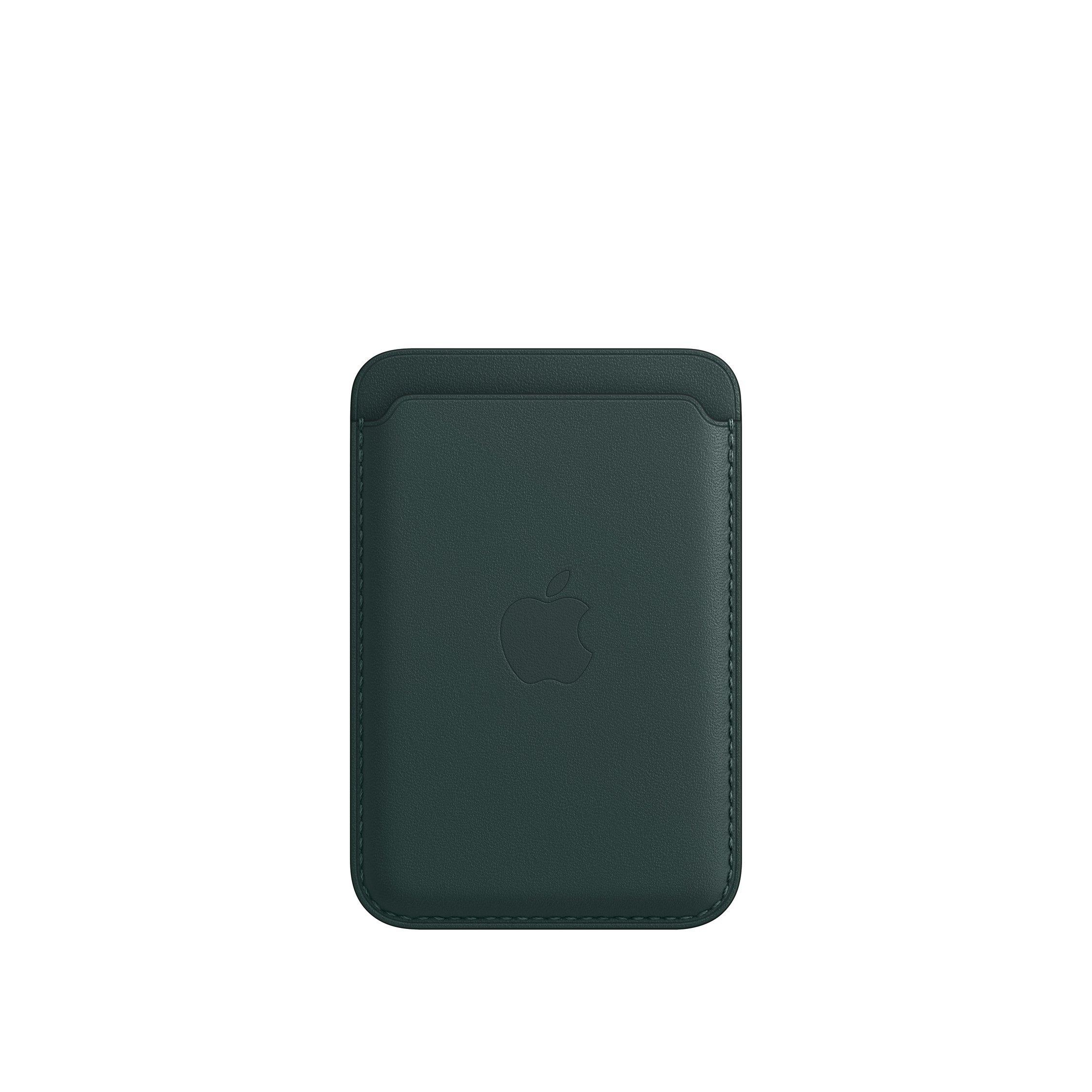 Apple Leather Wallet with MagSafe for iPhone 14 Pro Max, 14 Pro, 14 Plus and 14, Forest Green