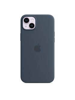 Apple Silicone Case with MagSafe for iPhone 14 Plus - view 2, Storm Blue