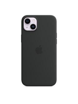 Apple Silicone Case with MagSafe for iPhone 14 Plus - view 2, Midnight