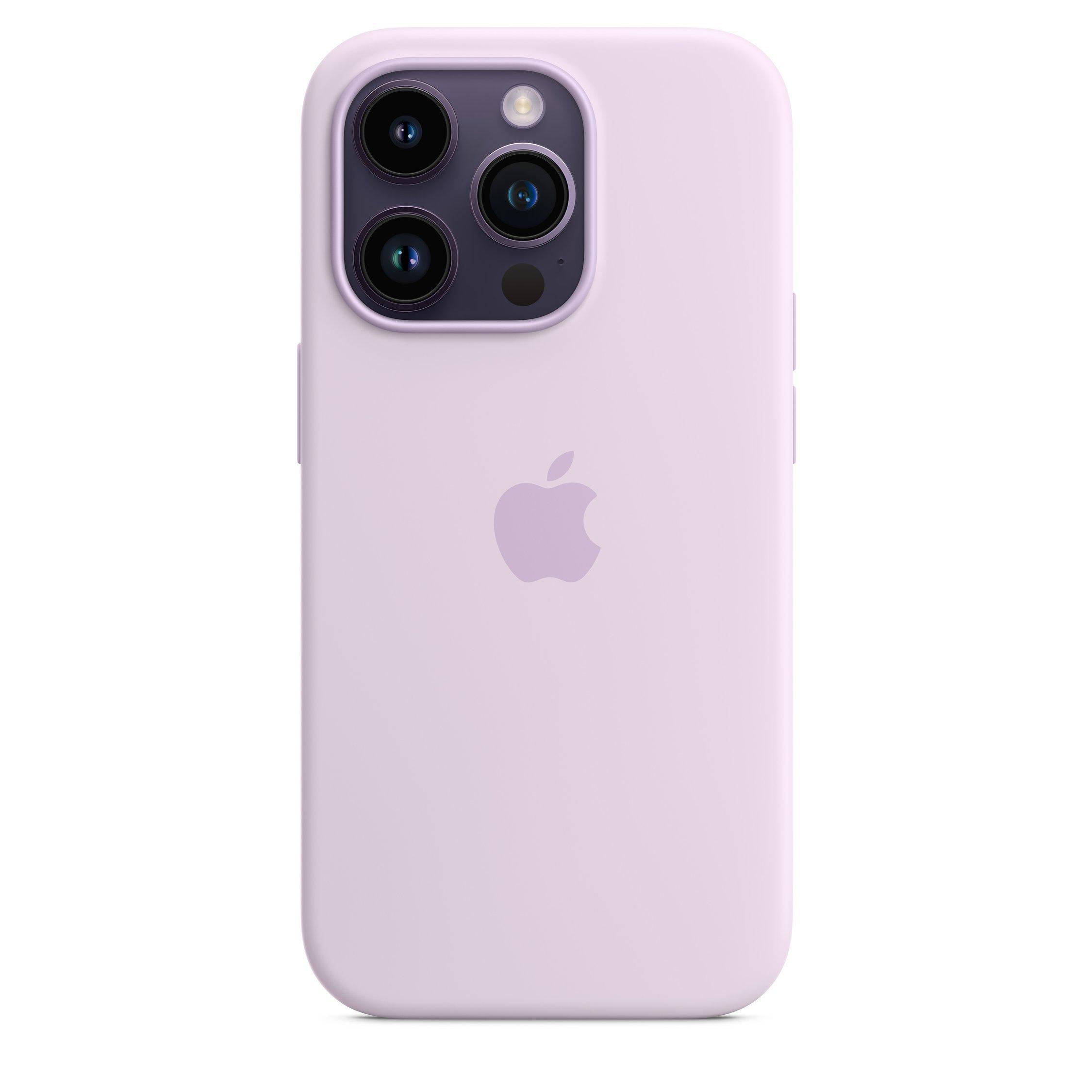 Apple Silicone Case with MagSafe for iPhone 14 Pro, Lilac