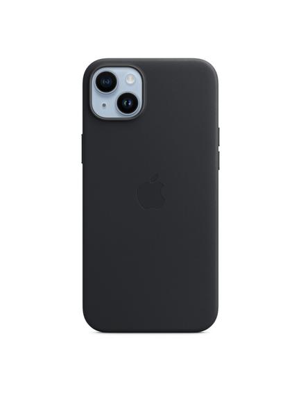 Apple Leather Case with MagSafe for iPhone 14 Plus, Midnight