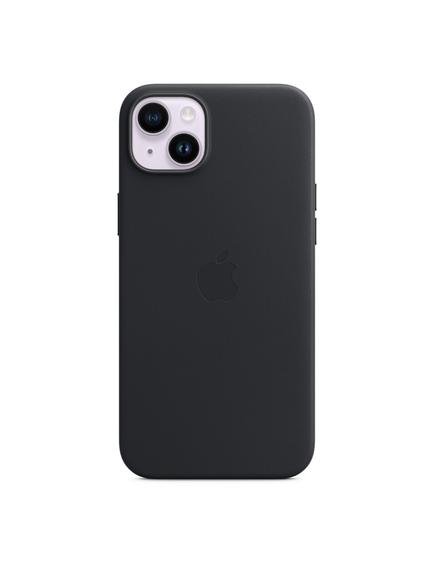 Apple Leather Case with MagSafe for iPhone 14 Plus - view 2, Midnight