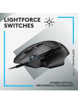 Logitech G502 X Ergonomic Gaming Mouse - view 2, Graphite