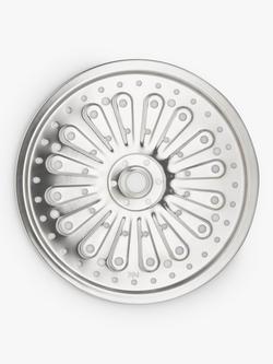 John Lewis Stainless Steel Kitchen Hob Heat Diffuser, 21.5cm, Silver