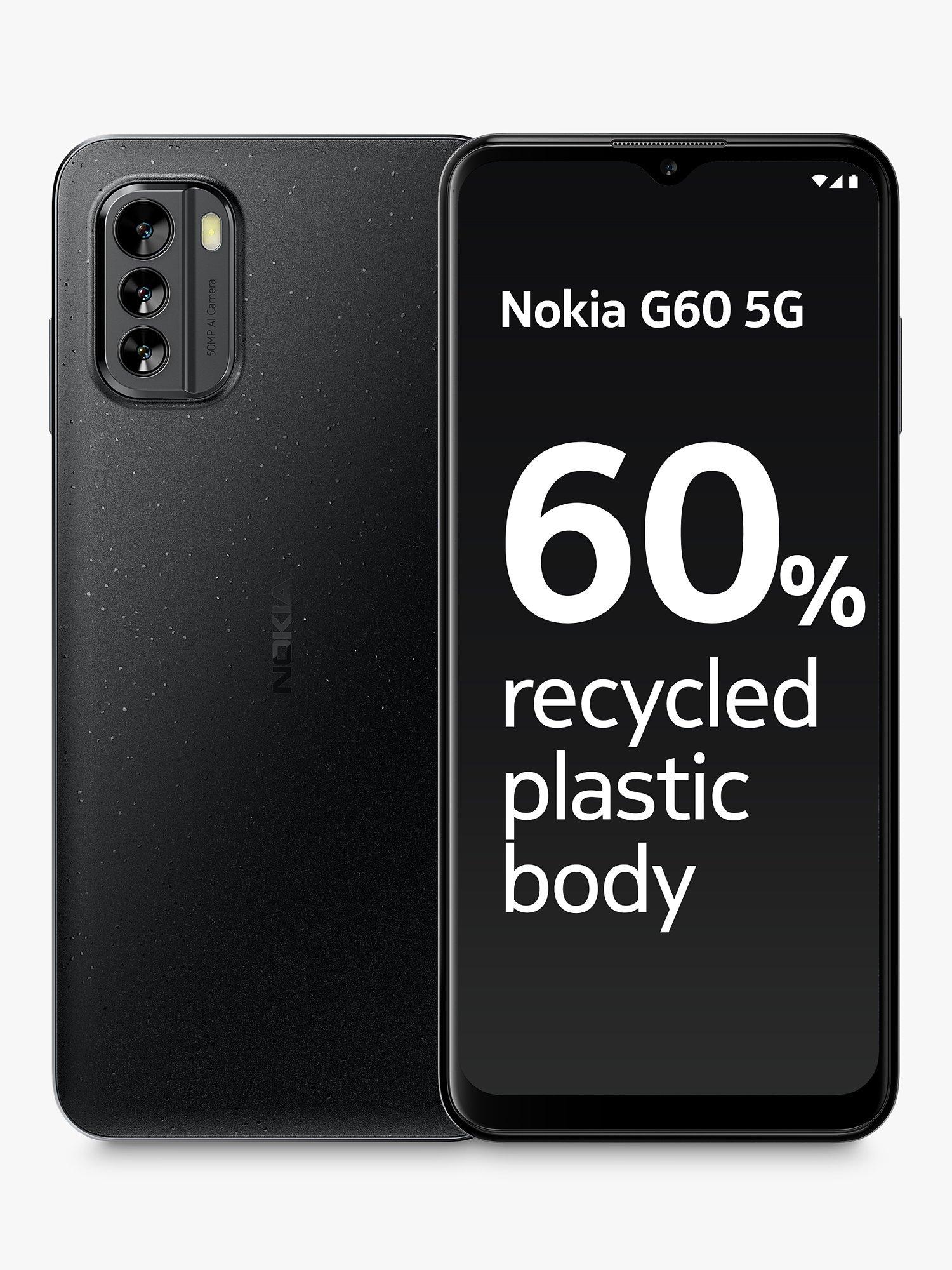 Nokia G60 Smartphone, Android, 4GB RAM, 6.58”, 5G, SIM Free, 64GB