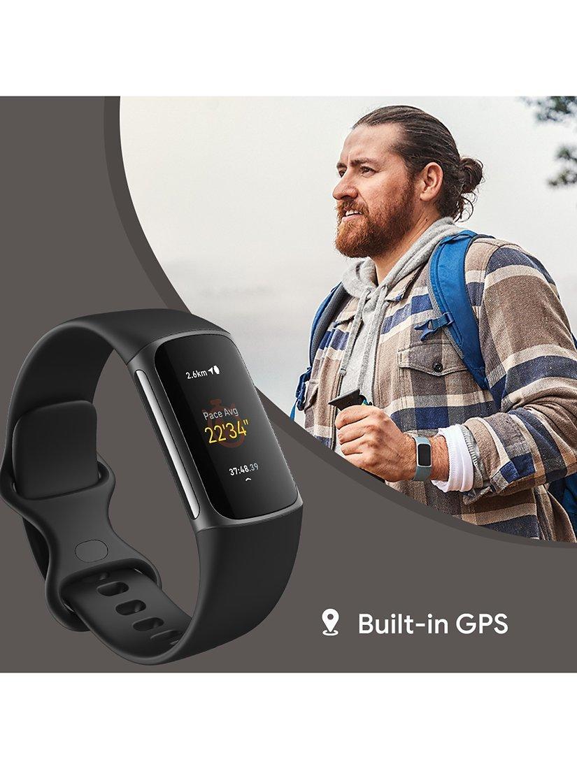 Fitbit Charge 5 Health and Fitness Tracker, Black, Gift Pack with Additional Lunar White Large Band Fitbit Charge 5 Health and Fitness Tracker, Black, Gift Pack with Additional Lunar White Large Band