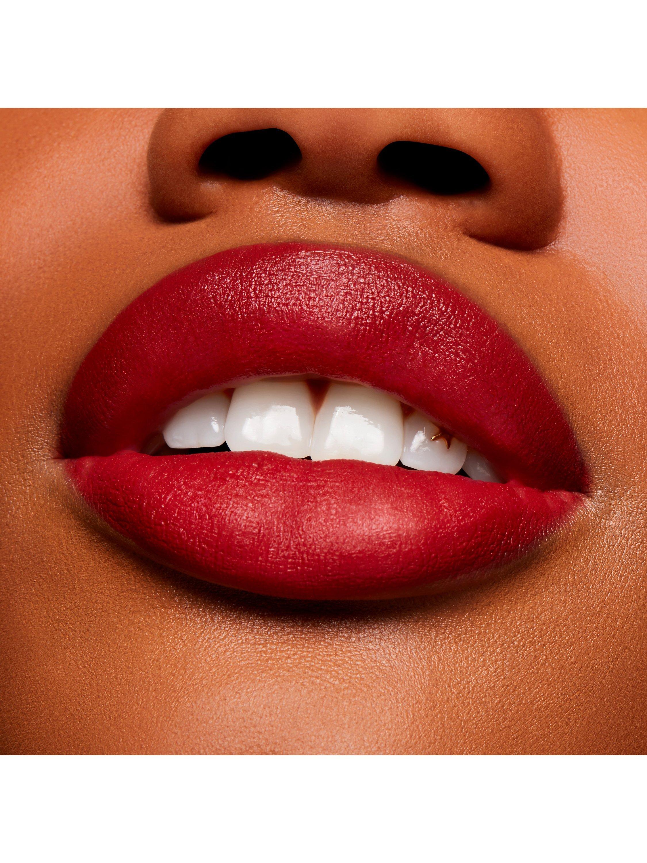 Product image 5 of 5, which shows MAC Lipstick -  Powder Kiss Velvet Blur Slim Stick, Dubonnet Buzz