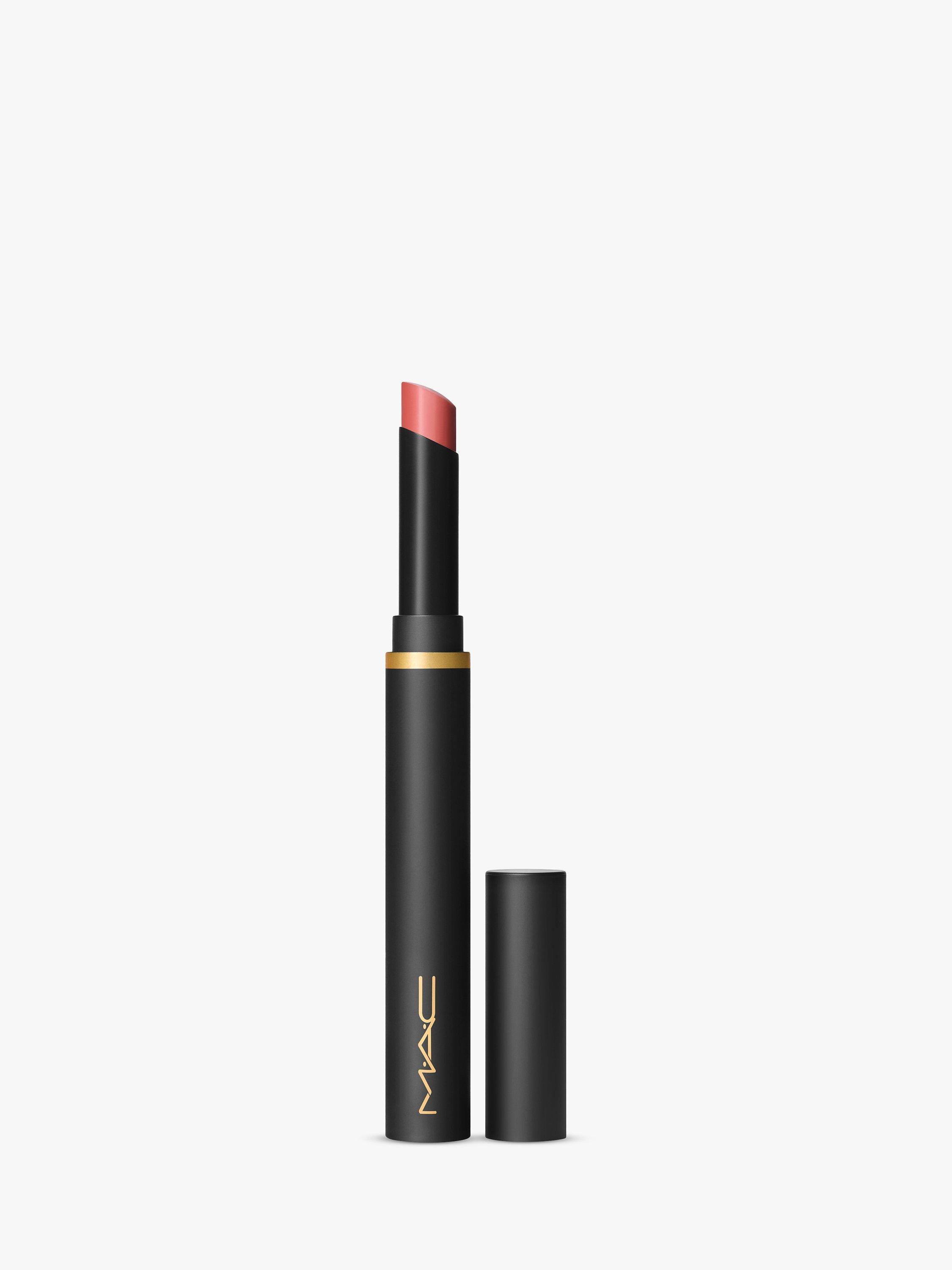 Product image 1 of 5, which shows MAC Lipstick -  Powder Kiss Velvet Blur Slim Stick, Rose Mary