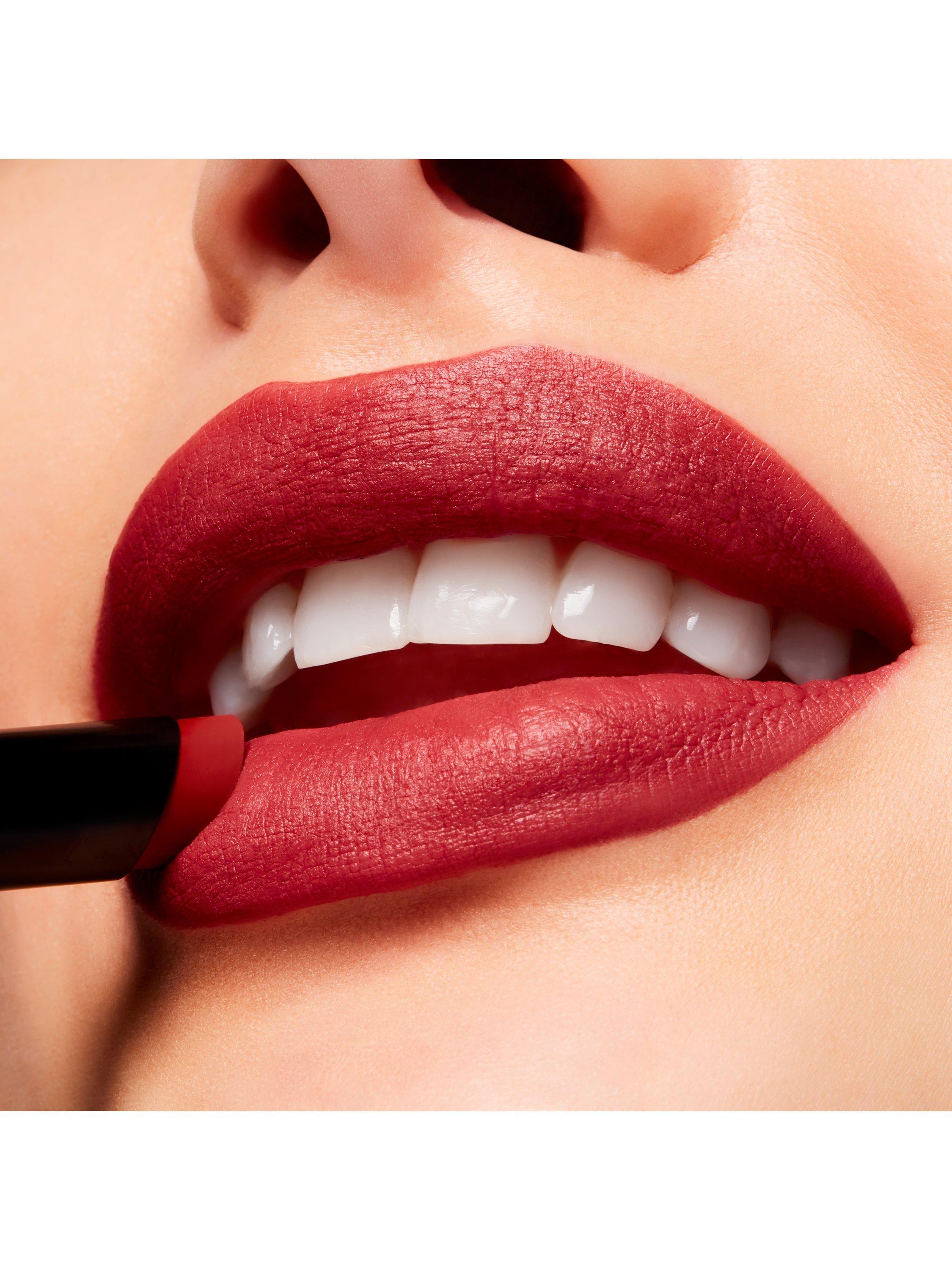 Product image 3 of 5, which shows MAC Lipstick -  Powder Kiss Velvet Blur Slim Stick, Rose Mary