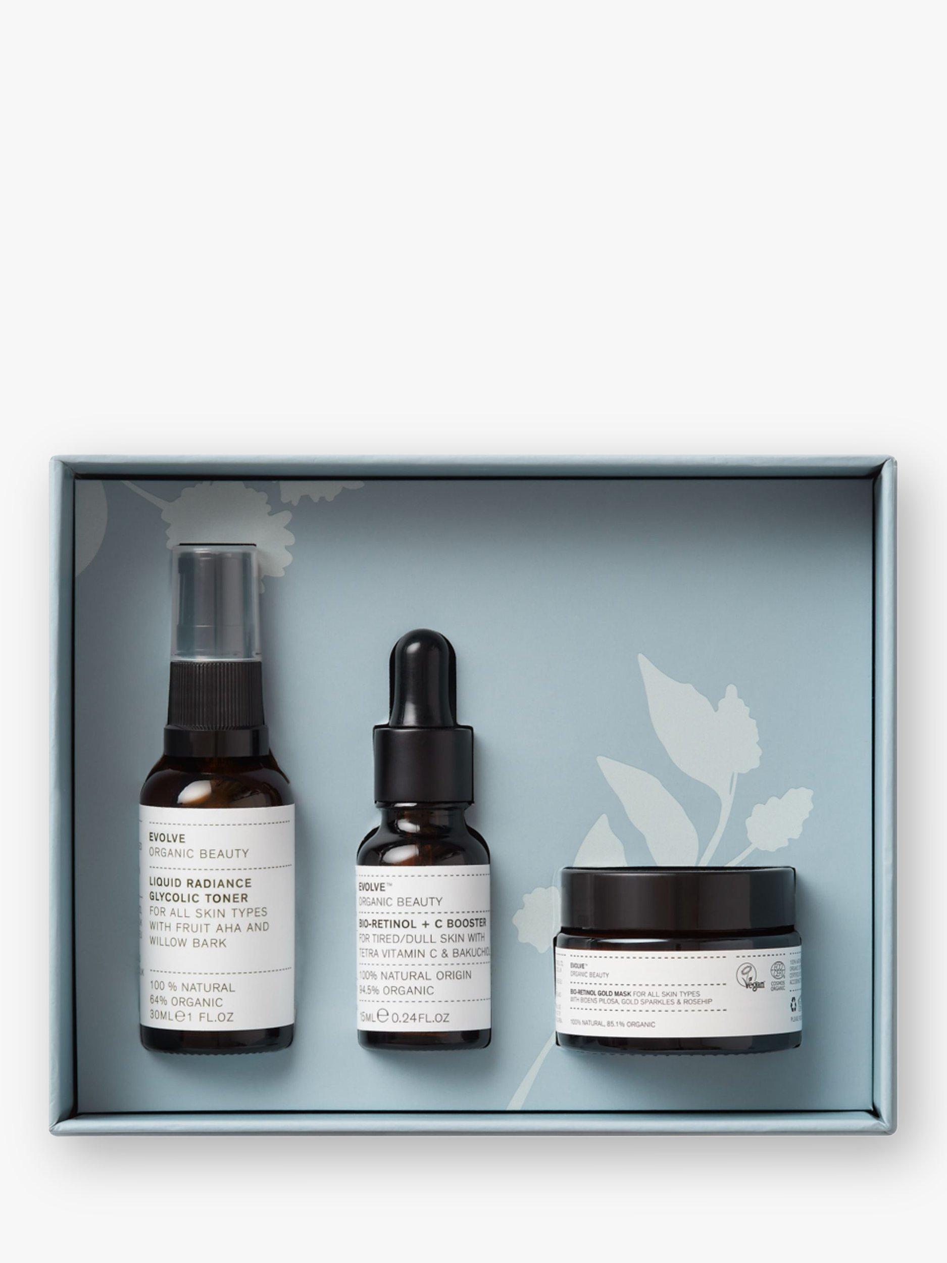 Product image 3 of 3, which shows Evolve Organic Beauty The Glow Boosters Skincare Gift Set