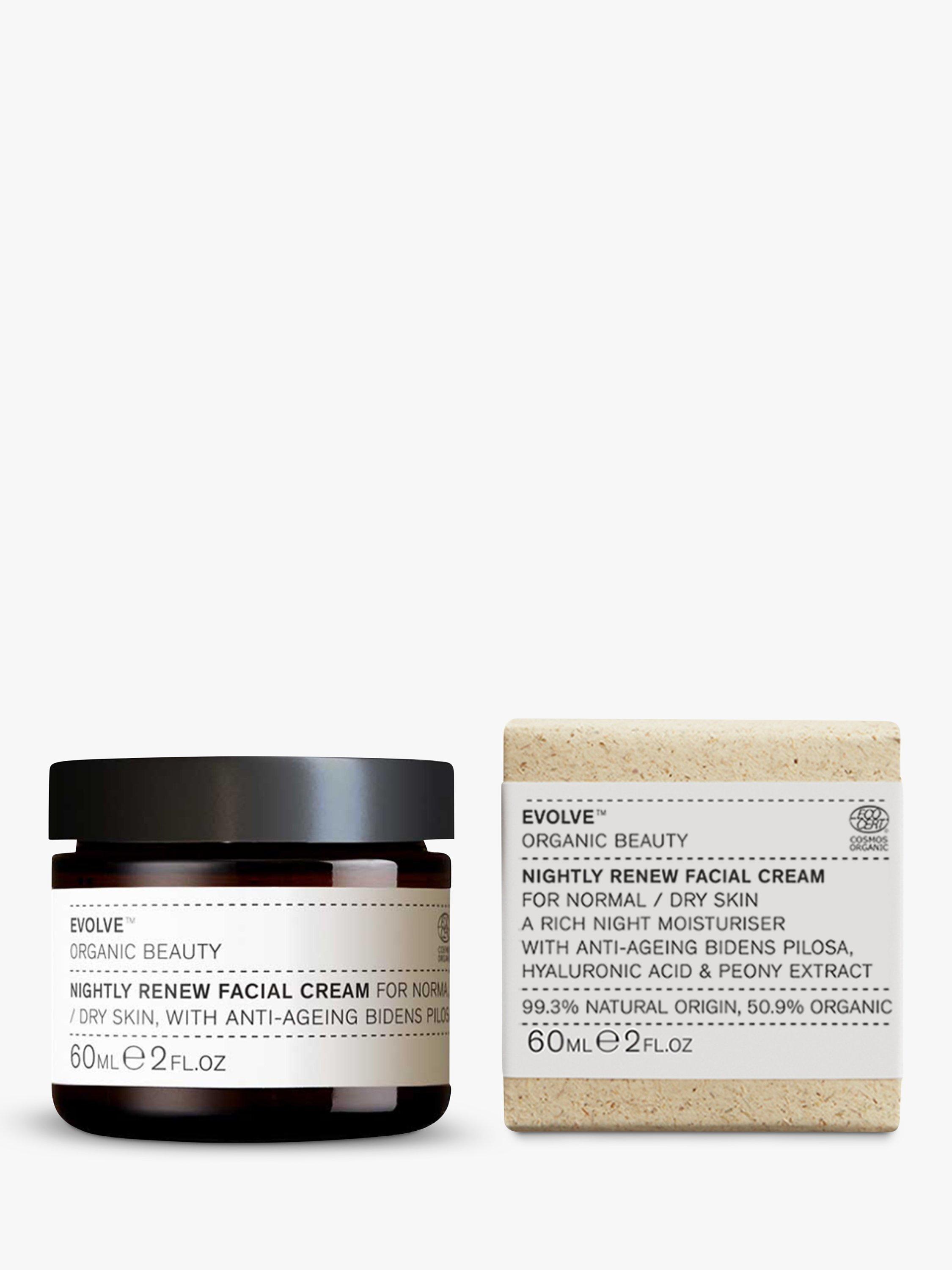 Product image 4 of 5, which shows Evolve Organic Beauty Nightly Renew Facial Cream, 60ml