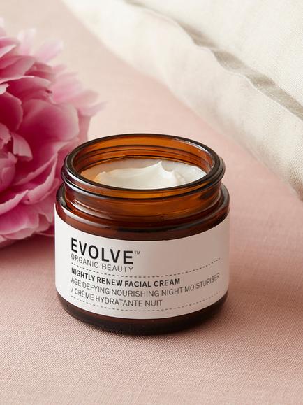 Evolve Organic Beauty Nightly Renew Facial Cream, 60ml, 