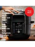 Instant Duo Crisp with Ultimate Lid 13-in-1 Multi-Cooker & Air Fryer, 6.2L, Black