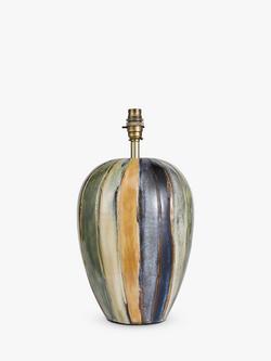 John Lewis + Matthew Williamson Hand Paint Stripe Lamp Base, Multi, Multi