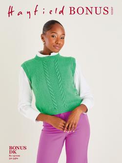 Hayfield Sweater Vest Knitting Pattern, 