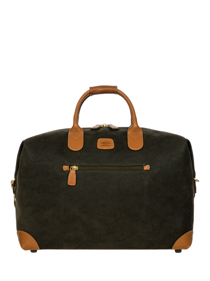 Bric's Life Faux Suede Holdall, Olive