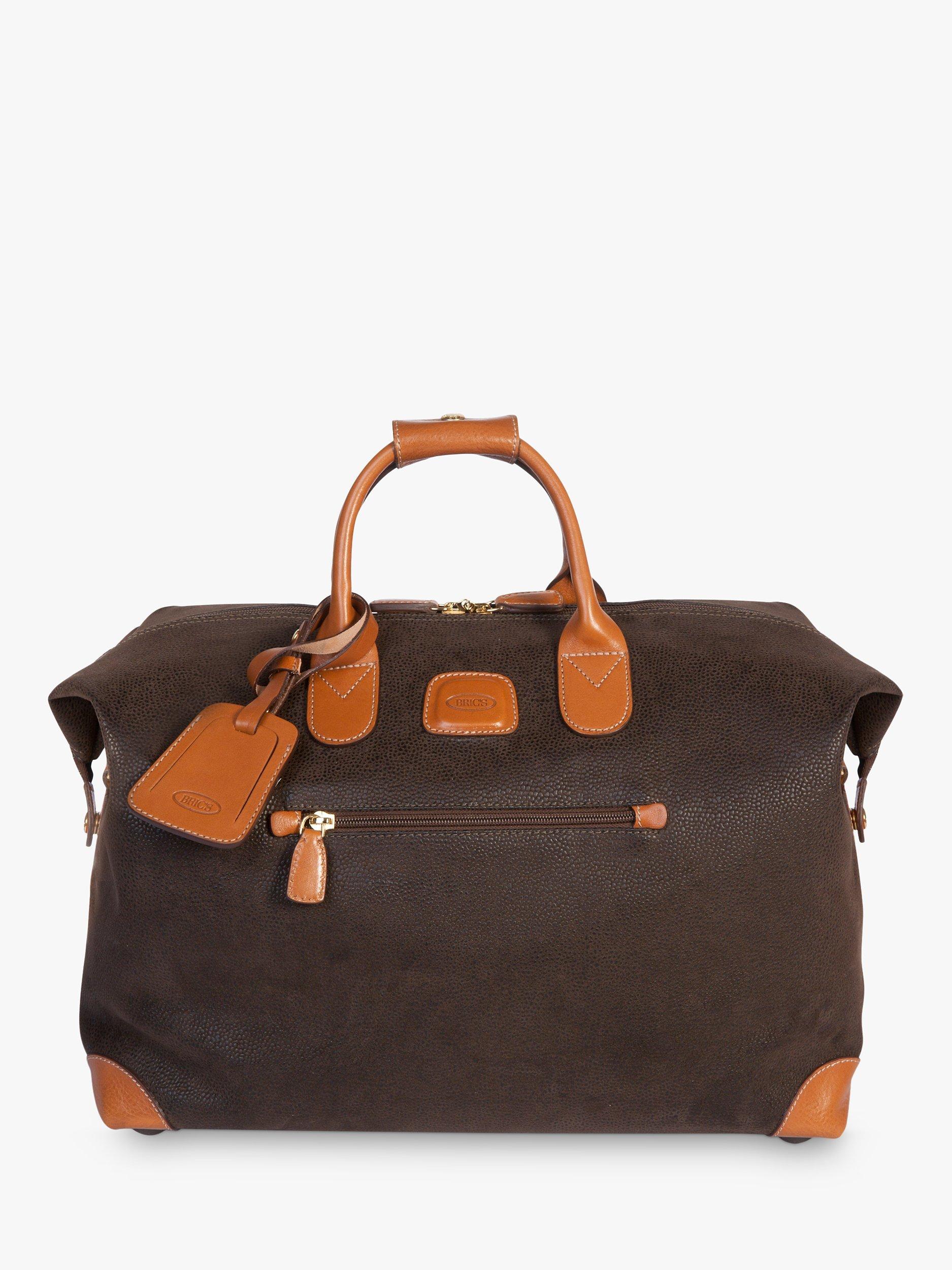 Bric's Life Leather Deluxe Garment Bag - shops Vintage Restored Leather Luggage