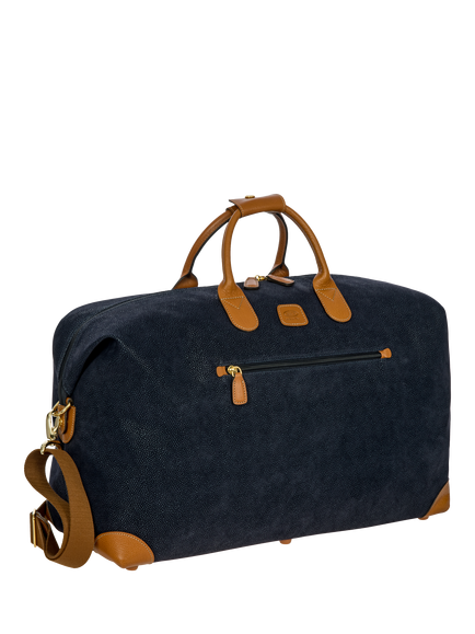 Bric's Life Large Faux Suede Holdall - view 2, Navy