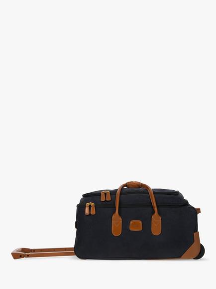 Bric's Life 55cm 2-Wheel Faux Suede Cabin Case, Navy, Navy