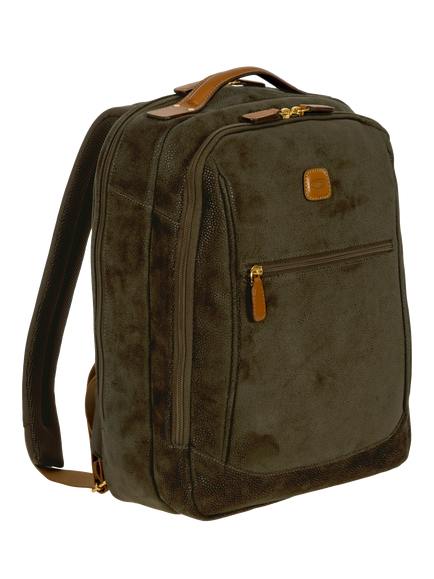 Bric's Life Backpack - view 2, Green Olive