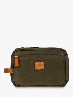 Bric's Life Wash Bag, Green Olive