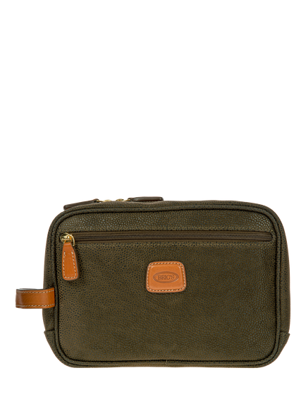 Bric's Life Wash Bag, Green Olive