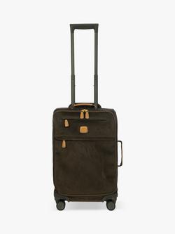 Bric's Life 55cm 4-Wheel Faux Suede Cabin Case, Olive