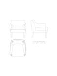 Halo Little Captain Leather Armchair