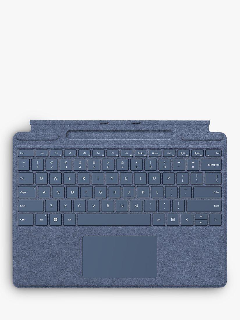 Microsoft Surface Pro Signature Type Keyboard Cover for Surface Pro 8 and Surface Pro X, Sapphire