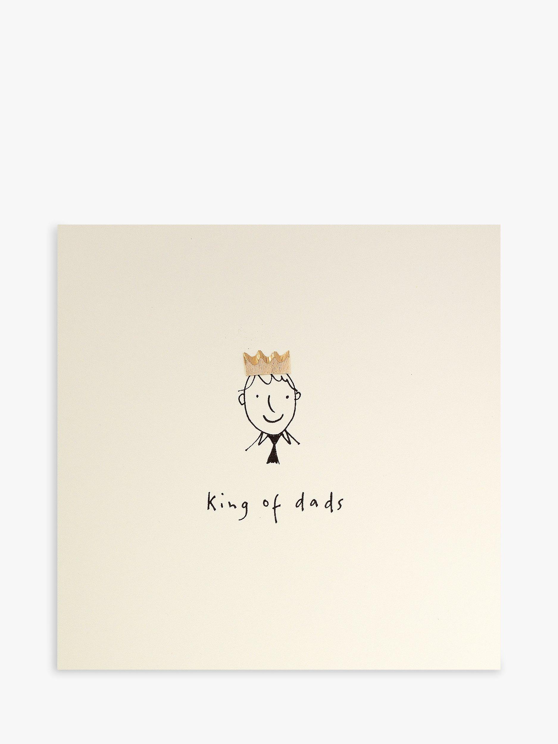 Ruth Jackson King Of Dads Pencil Shaving Father's Day Card