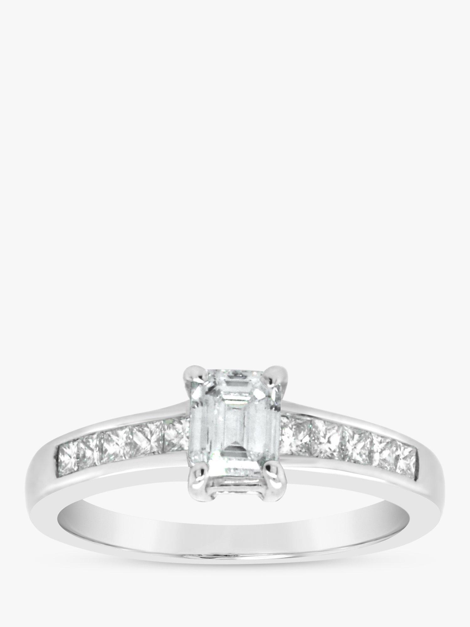 Product image 1 of 6, which shows Milton & Humble Jewellery Pre-Loved 950 Platinum Diamond Engagement Ring