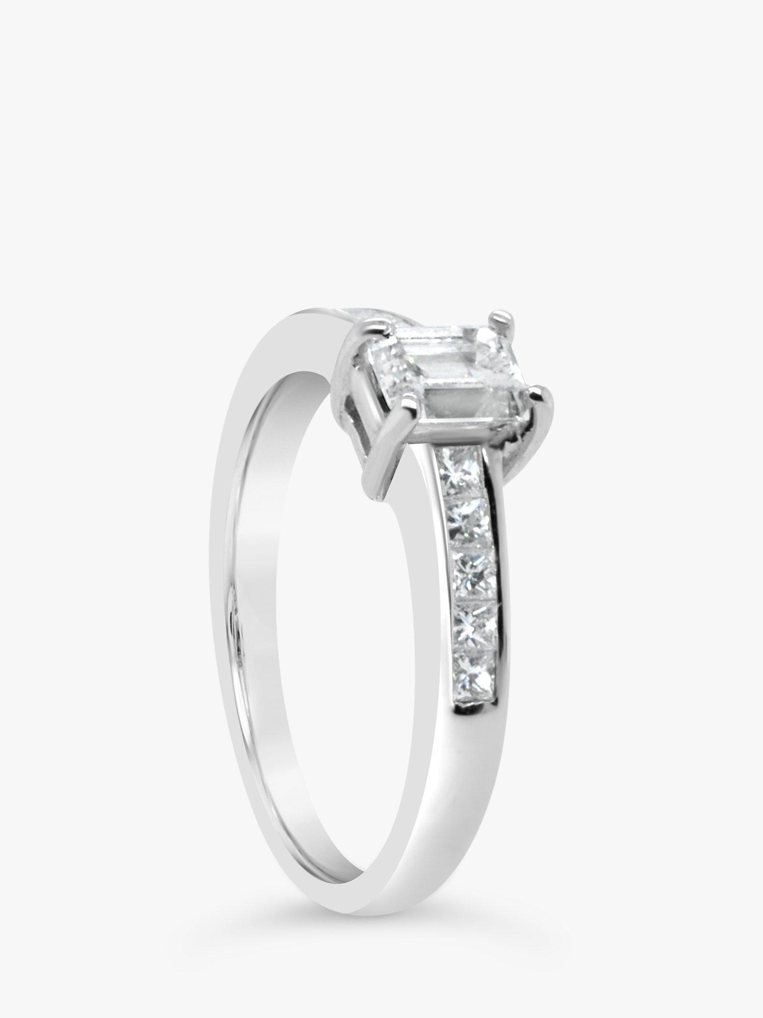 Product image 3 of 6, which shows Milton & Humble Jewellery Pre-Loved 950 Platinum Diamond Engagement Ring