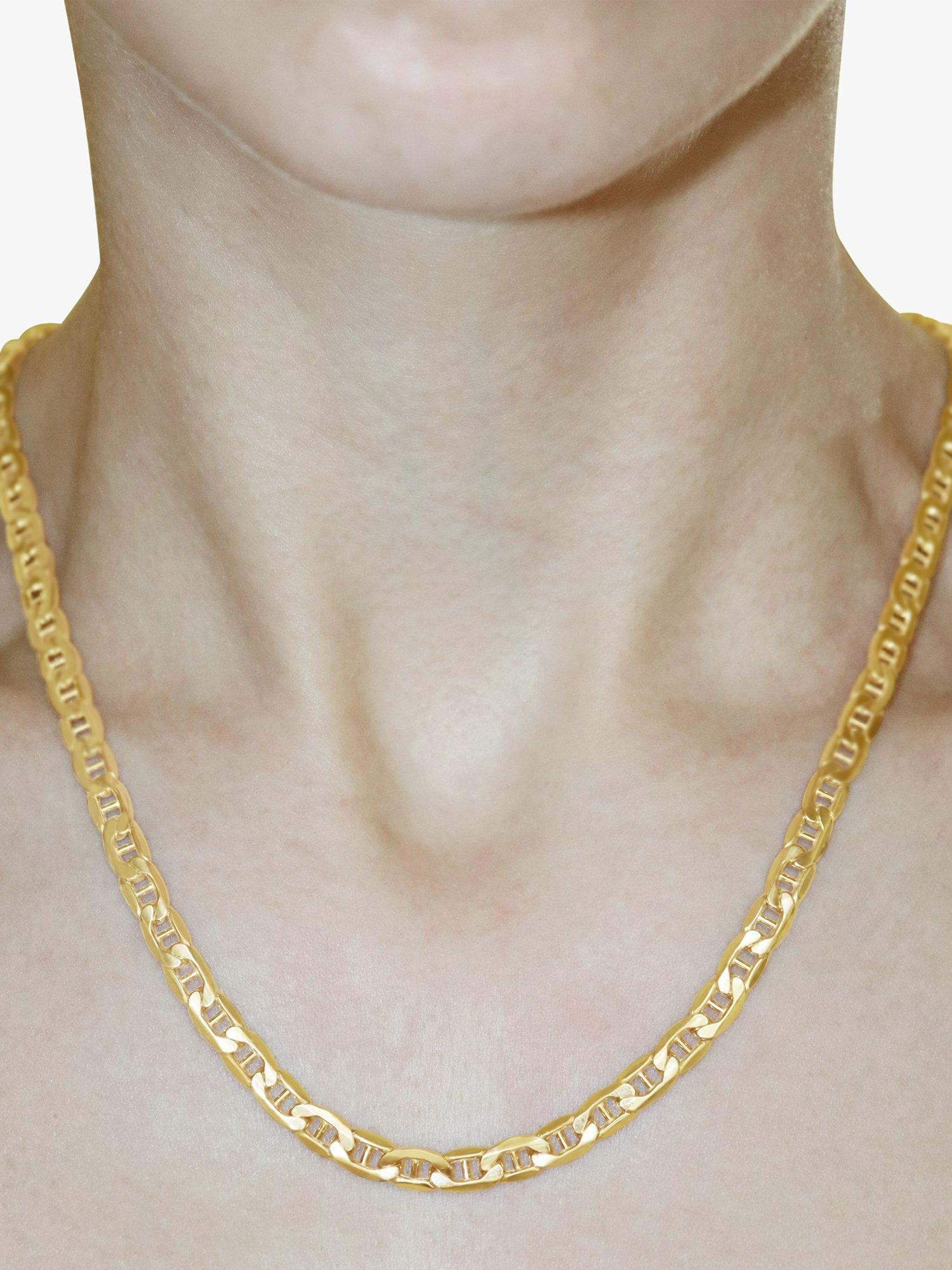 Product image 4 of 4, which shows Milton & Humble Jewellery Pre-Loved 9ct Yellow Gold Anchor Link Chain Necklace