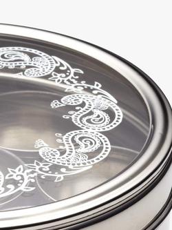 Kitchen Craft World of Flavours Stainless Steel Masala Dabba Herb & Spice Container - view 2, Silver