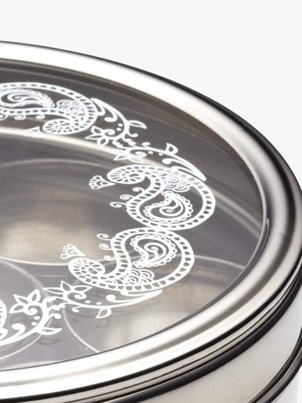 Kitchen Craft World of Flavours Stainless Steel Masala Dabba Herb & Spice Container - view 2, Silver
