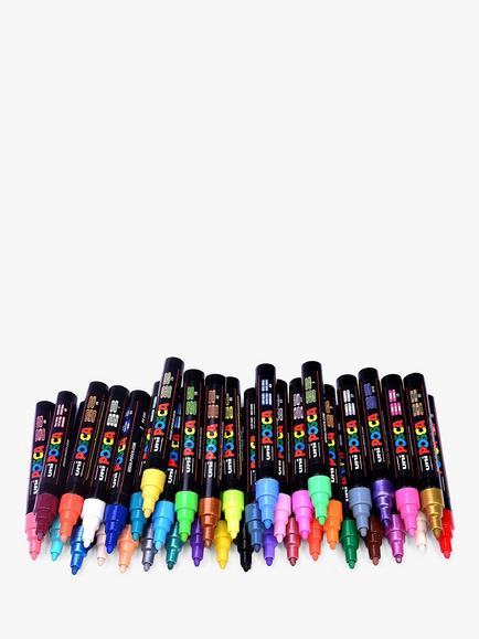 POSCA Medium Paint Marker PC-5M, Pack of 8, Standard Colours - view 2, Multi