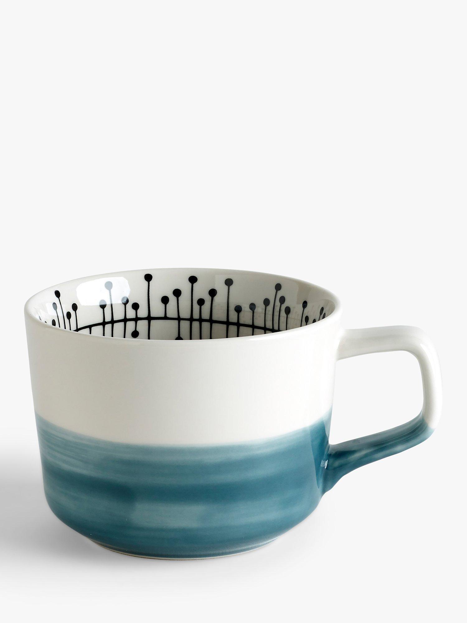 MissPrint Muscat Fine China Mug, 290ml, Blue/Multi