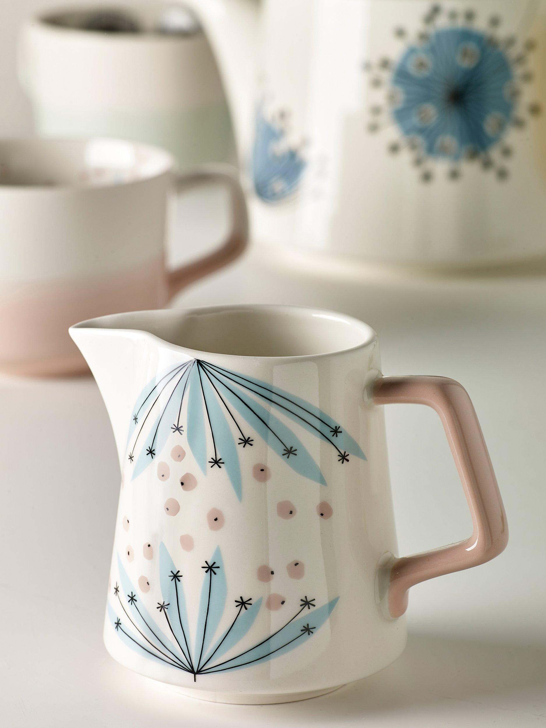 MissPrint Wildflower Fine China Small Jug, 260ml, Blue/Multi