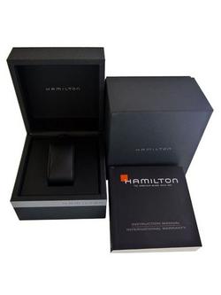 Hamilton H64615135 Men's Khaki Aviation Pilot Day Date Automatic Bracelet Strap Watch, Silver/Black Cloned@16102022-001050 - view 2, Silver/Black