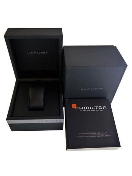 Hamilton H64615135 Men's Khaki Aviation Pilot Day Date Automatic Bracelet Strap Watch, Silver/Black Cloned@16102022-001050 - view 2, Silver/Black